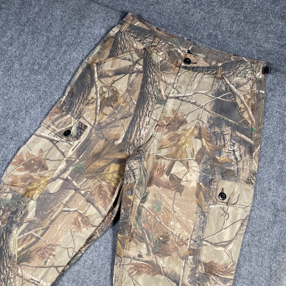 Outside Edge Pants Mens Medium Camo Cargo Hunting Realtree Multi Pocket Outdoor‎